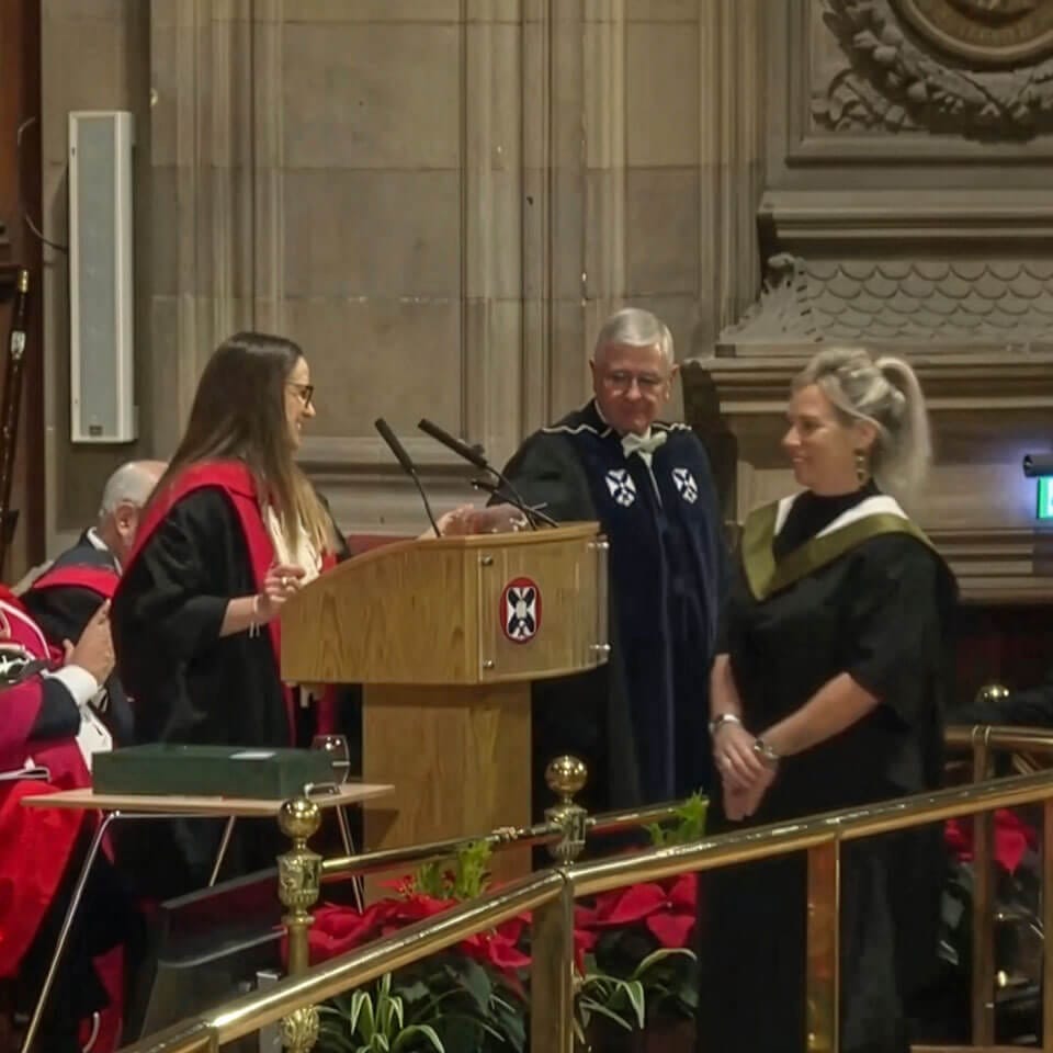 Keren McIlwain receives her Master’s in Clinical Animal Behaviour from Edinburgh University